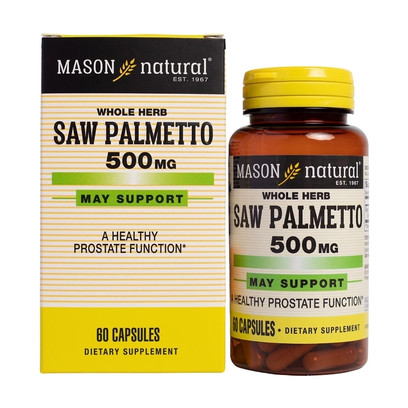 Mason Saw Palmetto 500mg - Hỗ trợ điều trị phì đại tiền liệt tuyến