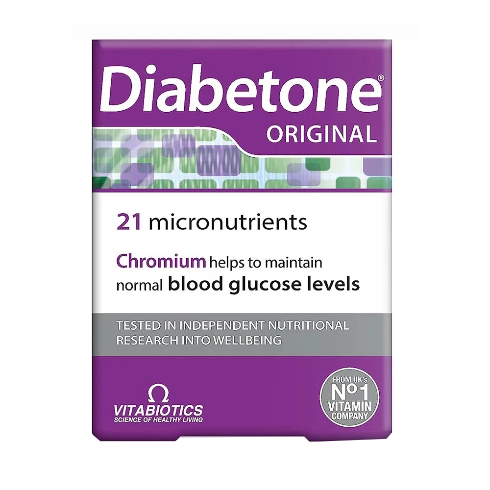 Diabetone Original Vitabiotics - Hỗ trợ giảm nguy cơ đái tháo đường