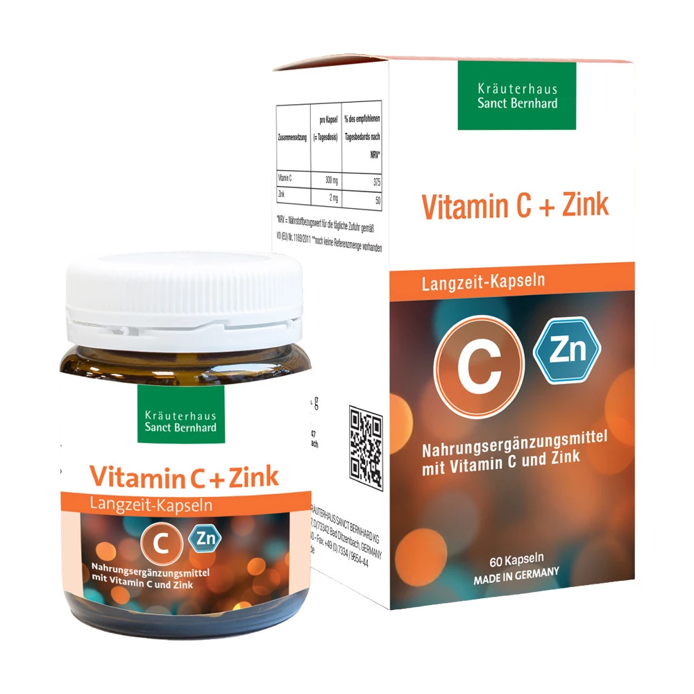 Vitamin C Zink Sanct Bernhard - Bổ sung vitamin C và kẽm hỗ trợ tăng đề kháng
