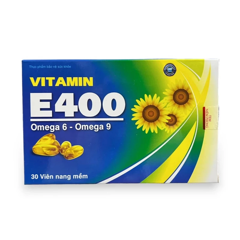 Vitamin E400 Omega 6 9 - Hỗ trợ làm đẹp da, ngăn ngừa lão hóa