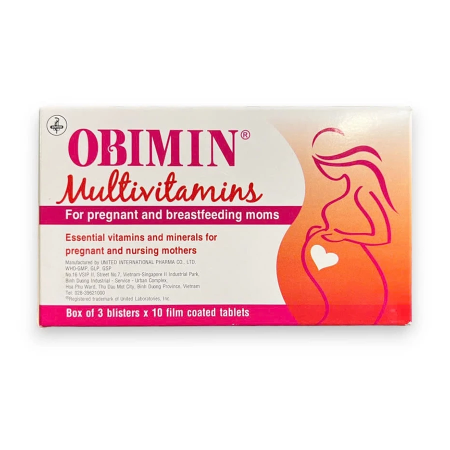 Obimin Multivitamins - Vitamin tổng hợp cho bà bầu & mẹ sau sinh