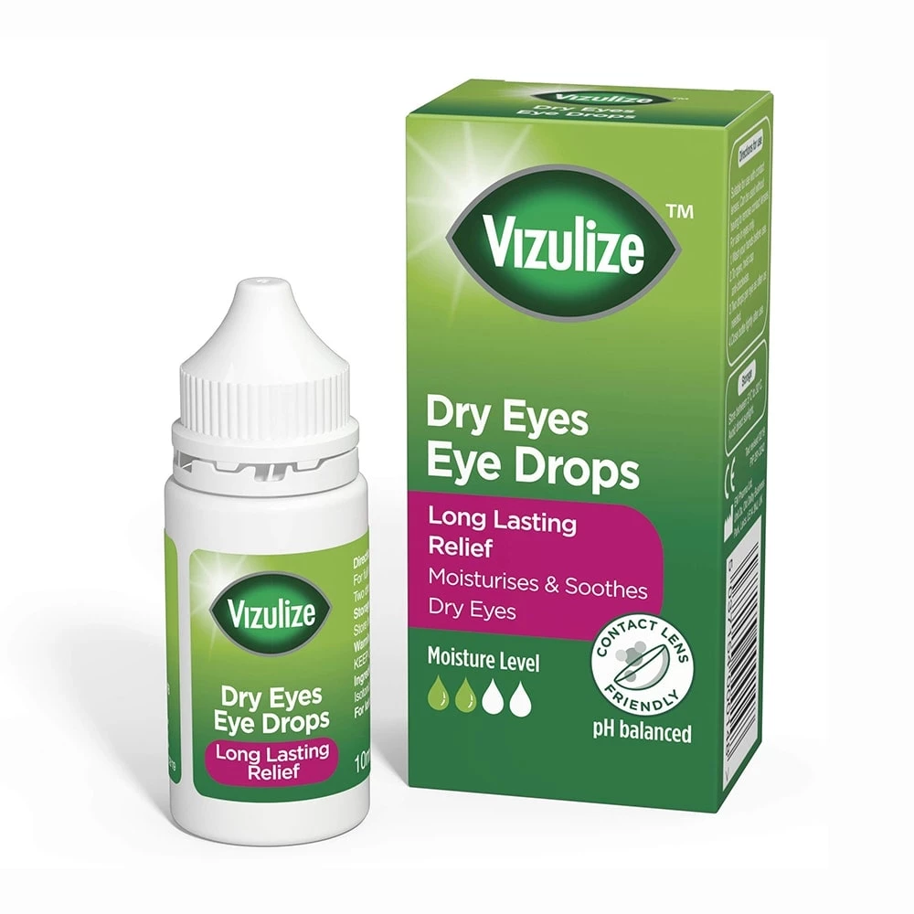 Dung dịch nhỏ mắt Vizulize Dry Eyes Eye Drops - Giảm tình trạng khô, mờ, mỏi mắt