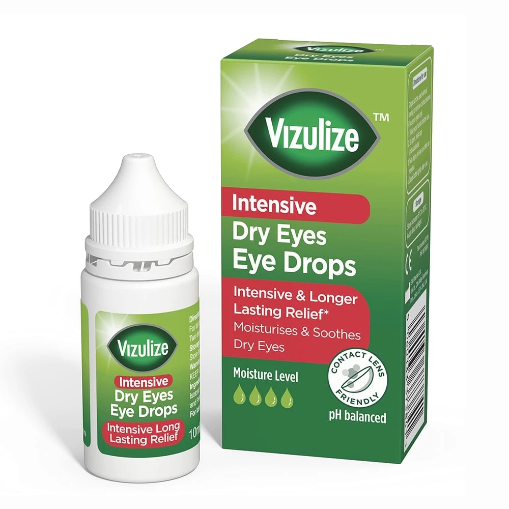 Dung dịch nhỏ mắt Vizulize Intensive Dry Eyes Eye Drops làm dịu và giảm khô mắt