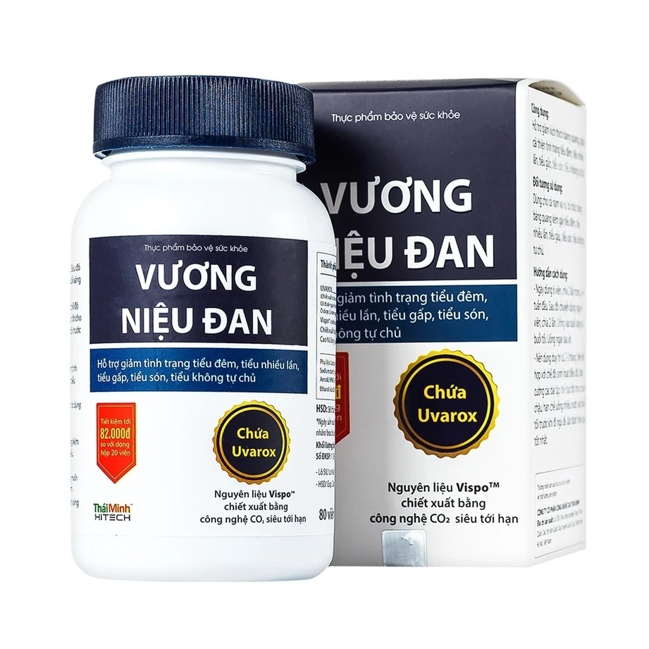 Vương Niệu Đan - Hỗ trợ giảm tiểu đêm, tiểu nhiều lần