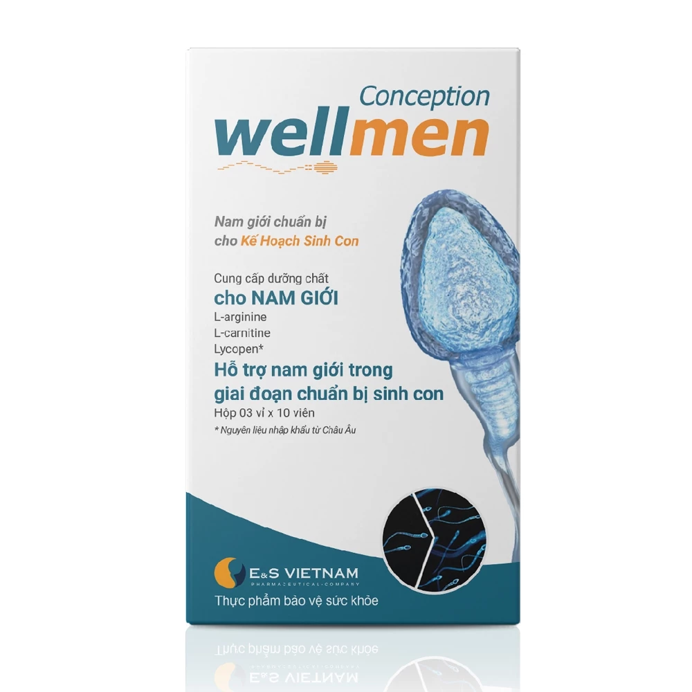Wellmen Conception - Hỗ trợ sức khỏe sinh sản cho nam giới