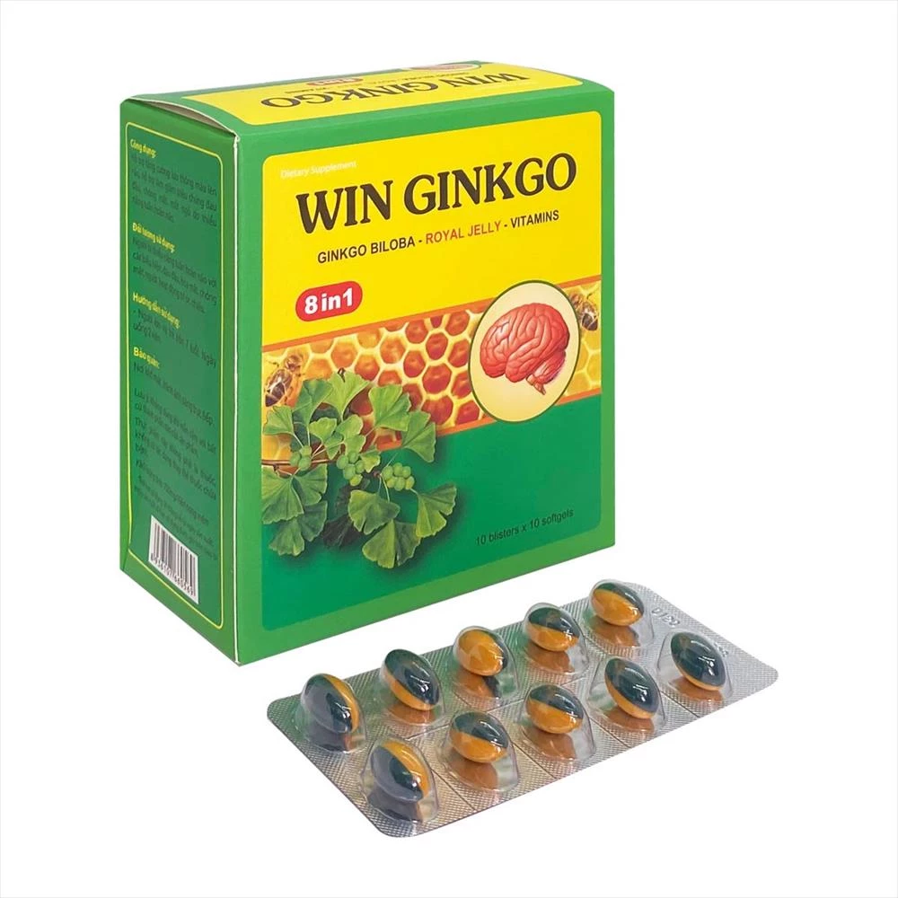 Win Ginkgo 120mg - Hỗ trợ lưu thông tuần hoàn não