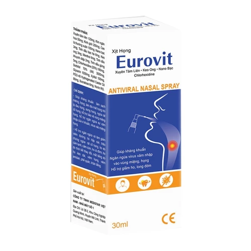 Làm thế nào để sử dụng Xịt họng Eurovit đúng cách?
