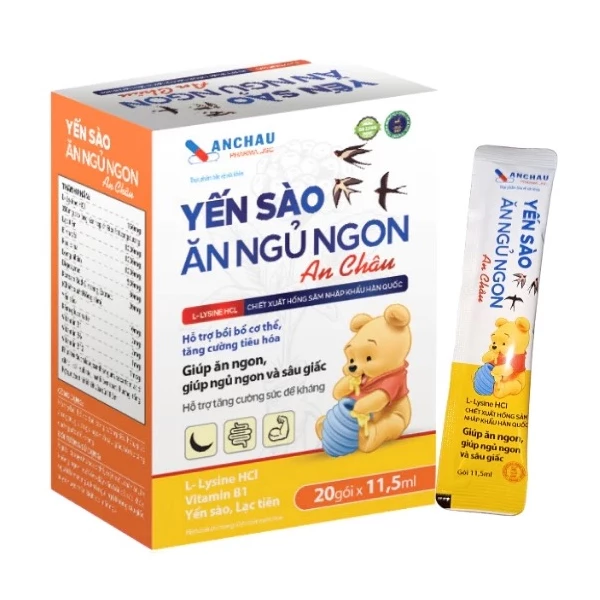 Yến Sào Ăn Ngủ Ngon An Châu - Giúp bé ăn ngon, ngủ sâu giấc