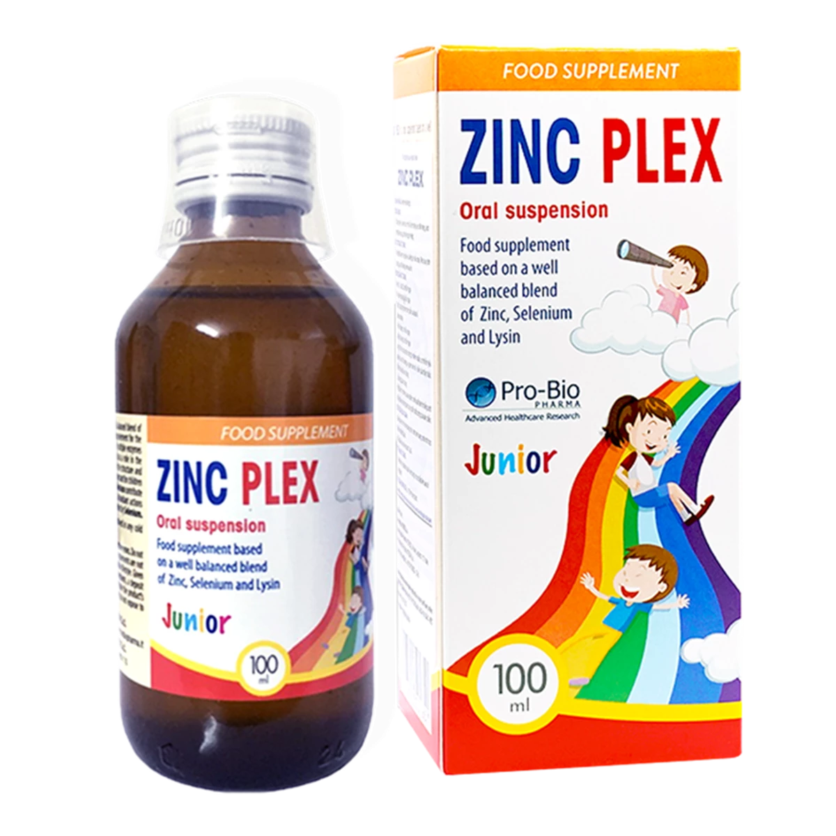 ZinC Plex - Siro bổ sung kẽm, lysin giúp trẻ ăn ngon miệng